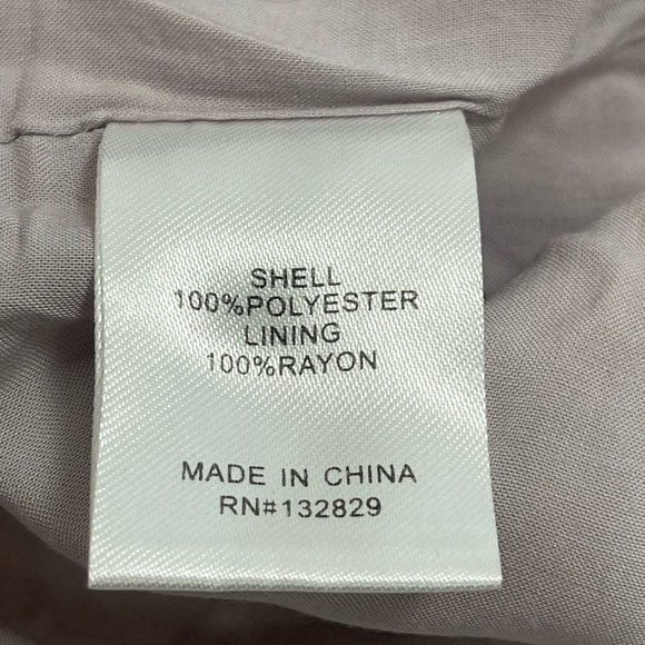 Majorelle Baby Blue Puff Sleeve Mini Dress with Peach Floral Print. Size Small - Picture 6 of 10